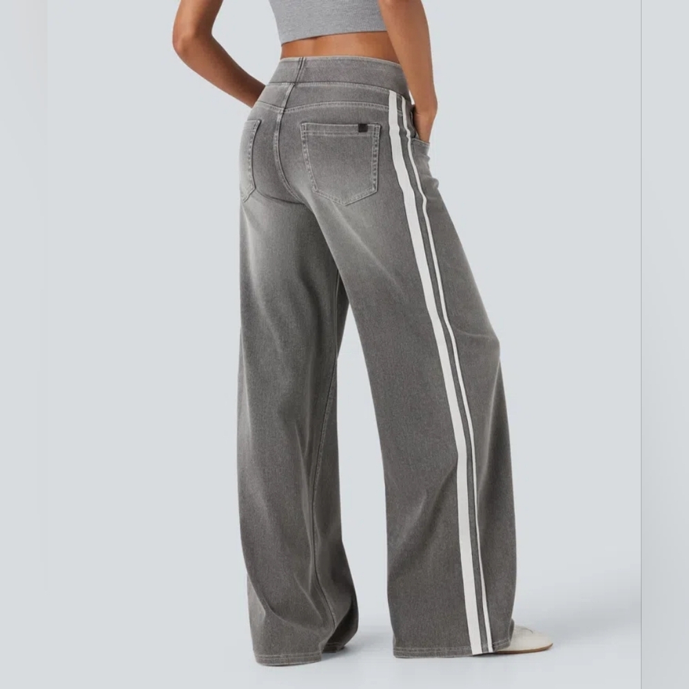 New Halara Wide Leg Jeans Size Large - Picture 2 of 11